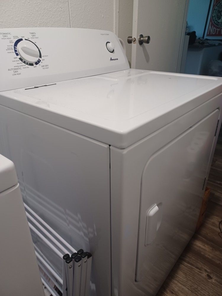 Barely Used Amana Washer Dryer