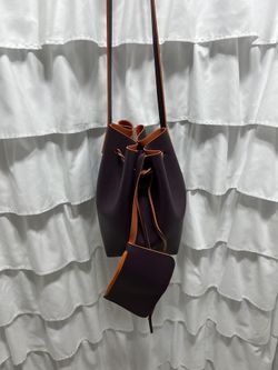 Crossbody bag with  attached wallet 