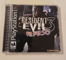 Resident Evil 3 For PS1 In Mint Condition