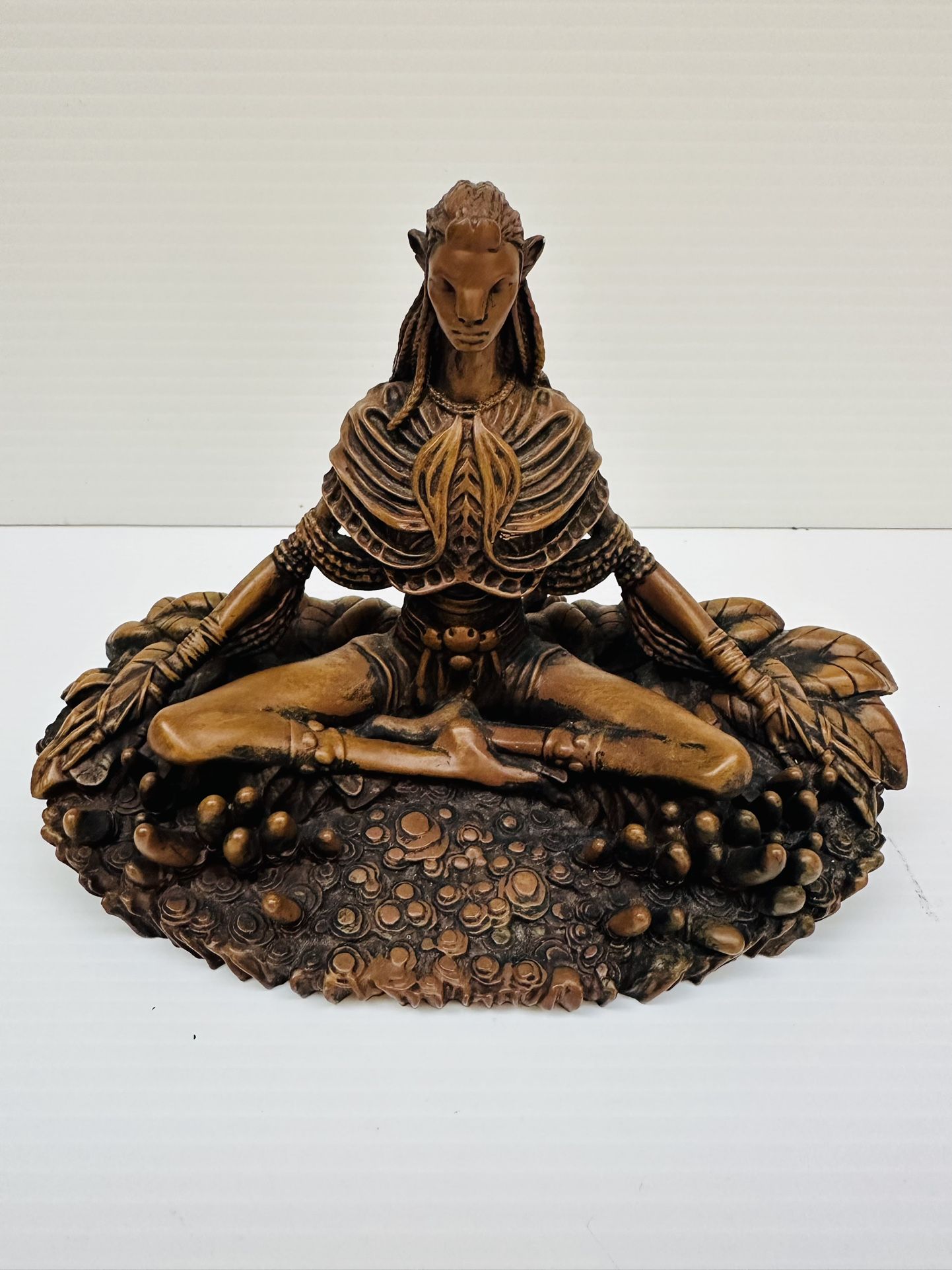 Disney Bronze Meditation Sculpture Navii River Ride Statue