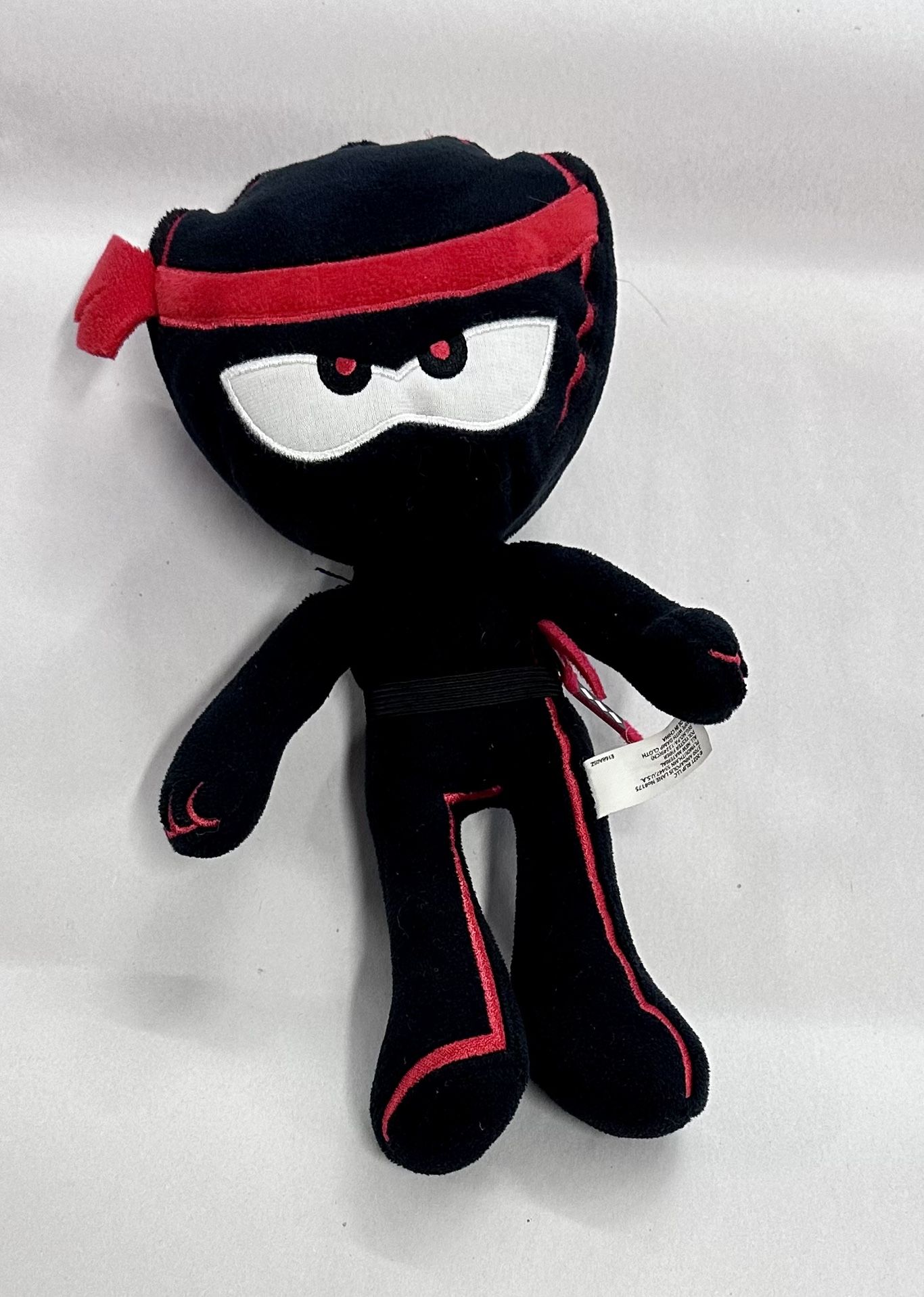 Ninja Kidz 2021 Plush Doll Anime Figure Cartoon Stuffed Animal 12” Toy Black Red