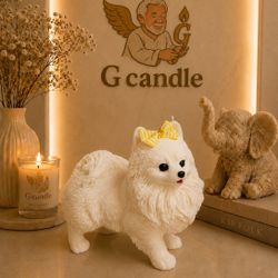 Handmade Dog Candle