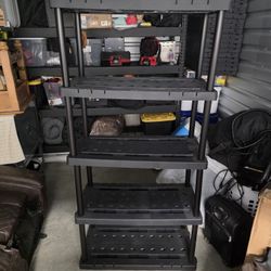 Black Plastic Shelves
