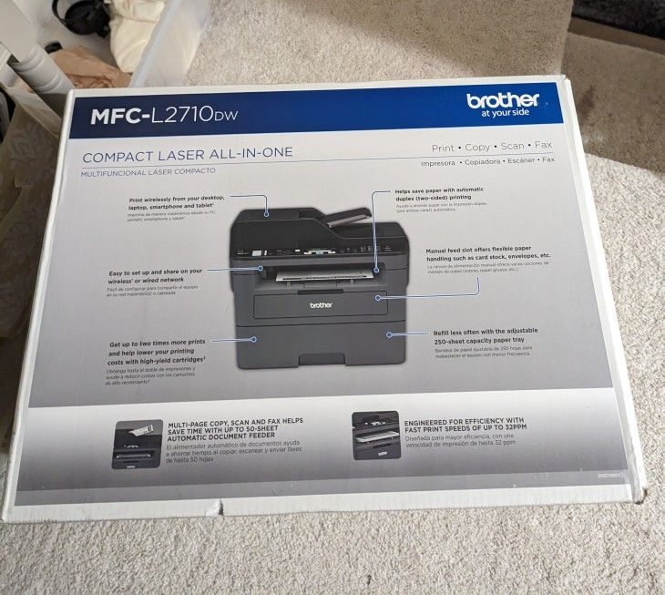 Brother Laser Printer And Scanner Mfc L2710dw