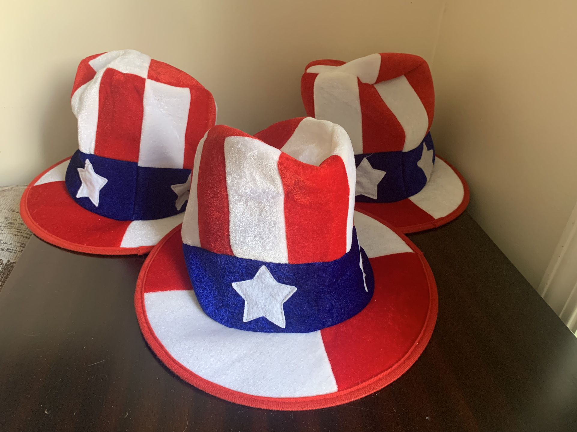 Patriotic Holiday hats (qty 3)
