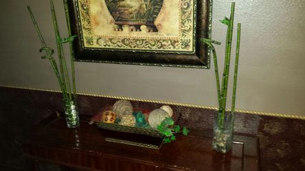 Bamboo Vases Each