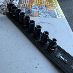 Wera 3/8 drive SAE socket set