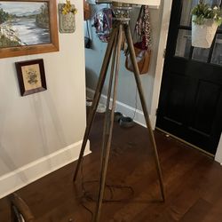 Antique Surveyor Tripod Lamp
