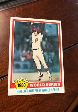 1981 Topps 404 World Series Philadelphia Phillies Celebration First World Series baseball ⚾️ card!