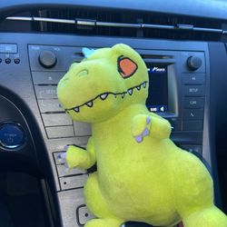 Nickelodeon Rugrats Reptar 10” Plush Toy Just Play 2023 Green Dinosaur Dino