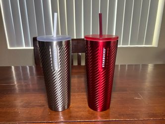 š„¤ Authentic Starbucks Metallic Twist Tumblers