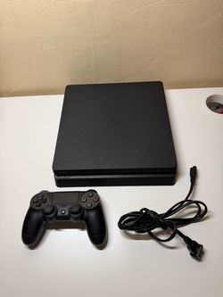 PS4 Slim w/ Controller + Cables – Ready to Play