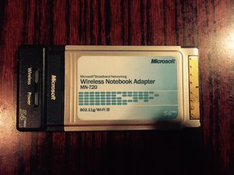 Microsoft Linksys s Wireless Notebook Adapter