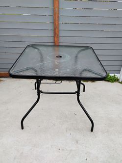 Patio table