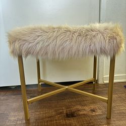 Pink Fluffy Chair