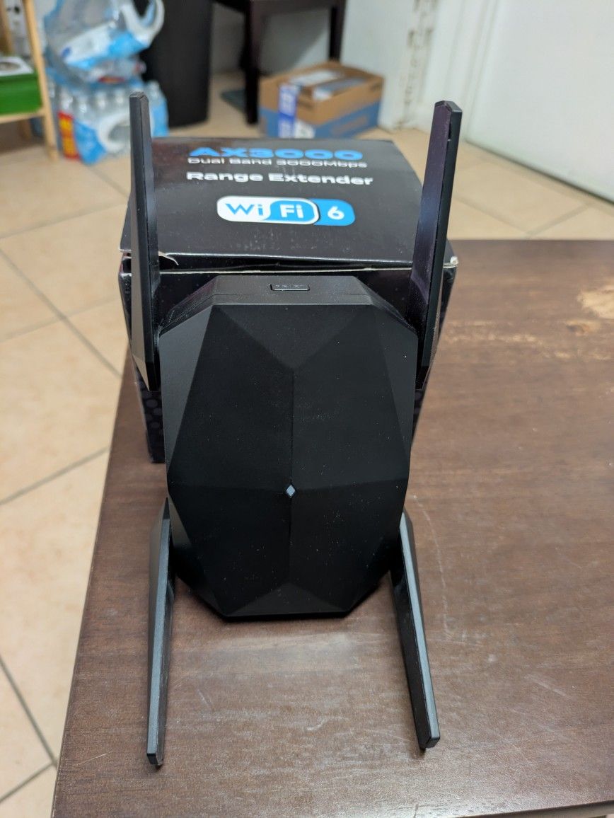 AX3000 WiFi 6 Range Extender Booster - Dual Band 2.4/5GHz, Gigabit Ethernet