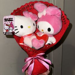 Hello Kitty and Friends Plush Valentine Bouquet