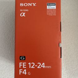 Sony FE 12-24mm f/4 G ultra wide zoom lens