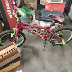 Pink and Green Trouble Maker Bike