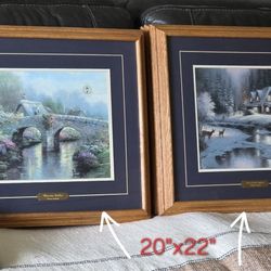 Thomas Kinkade Framed Painting 