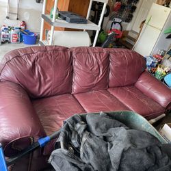 Leather sofa