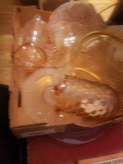 Pink Depression Glass 