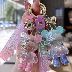 1 Piece Creative Colorful Standing Bear Pendant 