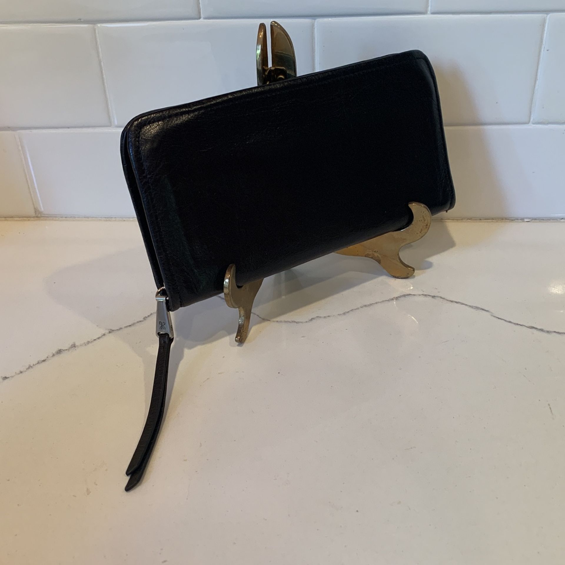 Hobo Black Leather Wallet
