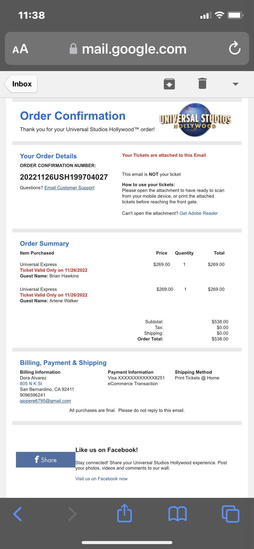 UNIVERSAL TICKETS ON SALE GREAT DISCOUNTS