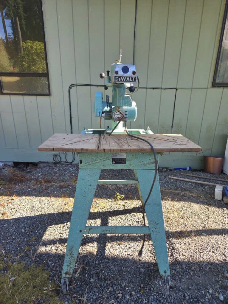Free DeWalt Radial Armsaw-works