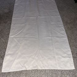Gently Used Too Long Curtain Panels Light Tan Approximately 58×34 For Each Panel