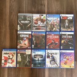 PlayStation Games (PS3 , PS4 , PS5)