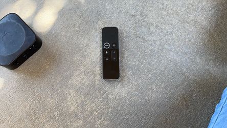 Apple TV box 4K HDR with remote and power cord