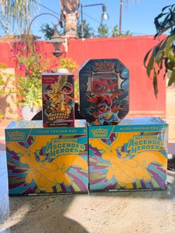 Pokemon TCG Sealed Ascended Heroes Elite Trainer Box Booster Bundle & Tin