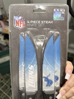 Official NFL Lions 4-piece Cutlery Set