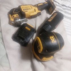 Dewalt Multitool And Sander And Charger  145.00