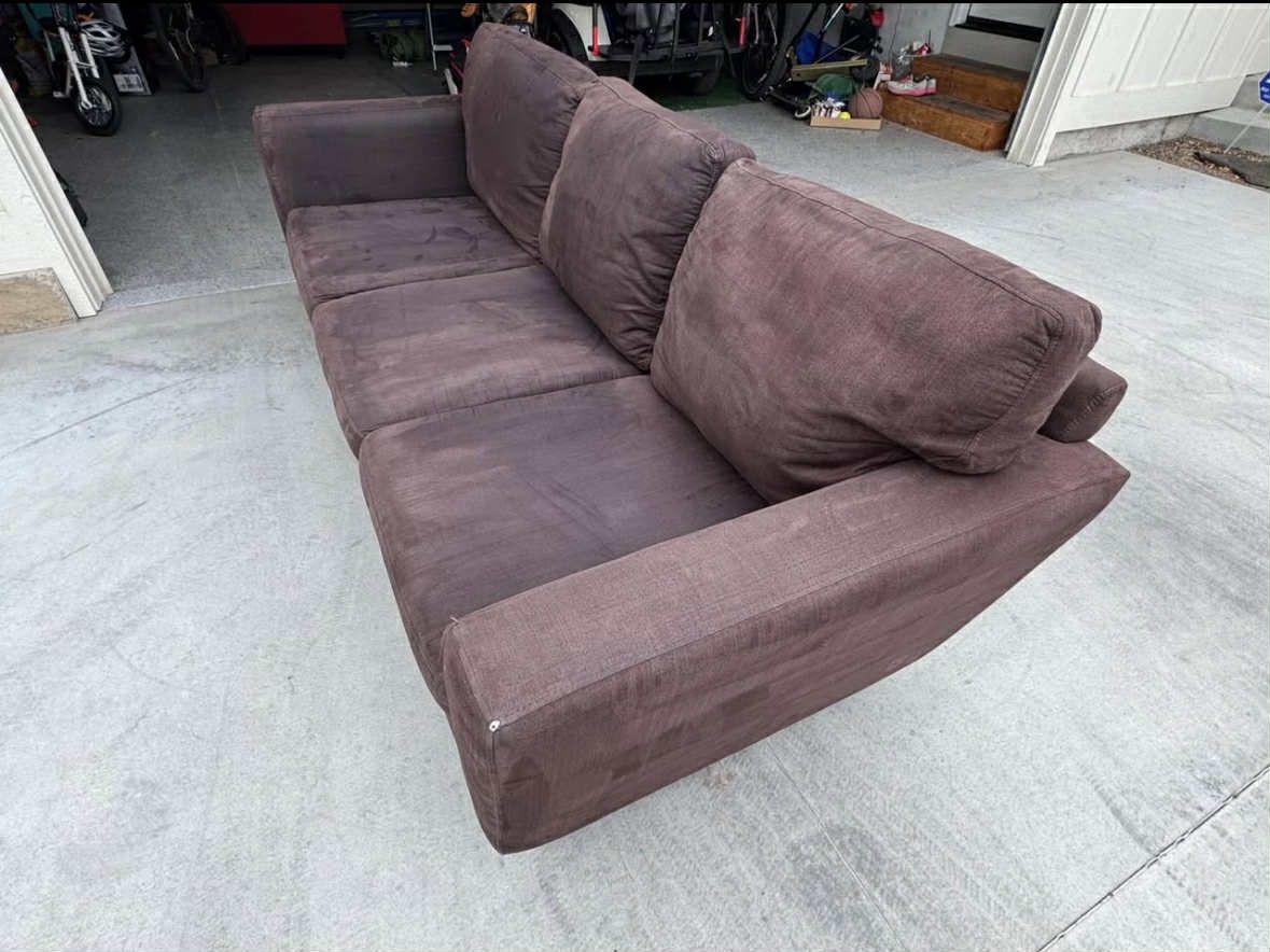 Clean And Comfy Couch
