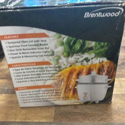 Brentwood Rice Cooker And Food Steamer
