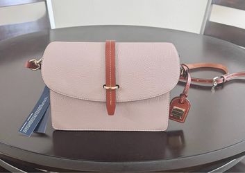 Pebble Grain Flap Leather Crossbody