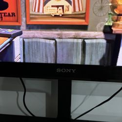 Sony Tv With Tv Stand 