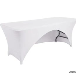 (1) 8ft Fitted Polyester Table Cover