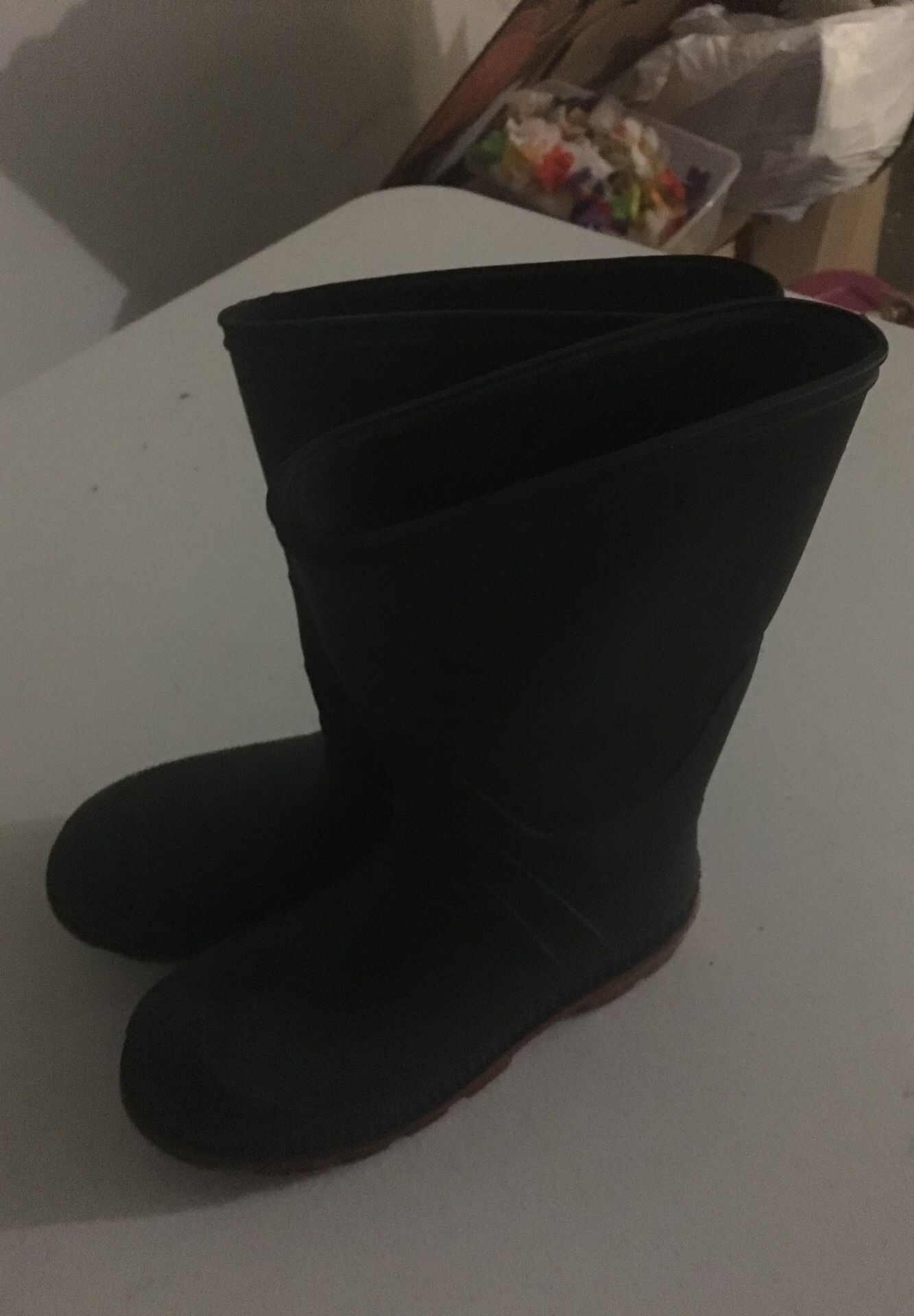 Rain boots size 2 boys
