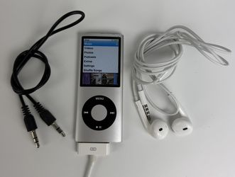 Apple iPod Nano 4th Gen 8GB Silver A1285 - Read Description