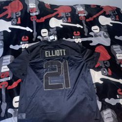 Elliott Jersey Black And Dark Green XL