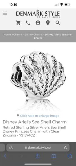 Pandora Retired Little Mermaid Charm Plus Bracelet