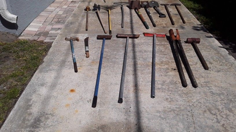 YARD TOOLS FOR WORK OR HOME $10.00EACH PICK UP FTPIERCE