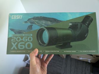 Gosky Spotting Scope, 20-60x60 Spotting Scopes for Target Shooting & Hunting & Bird Watching