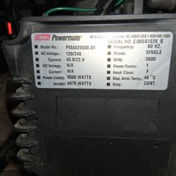Coleman Powermate 6875 Portable Generator