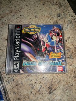 Ps1 digimon world + digimon card battle