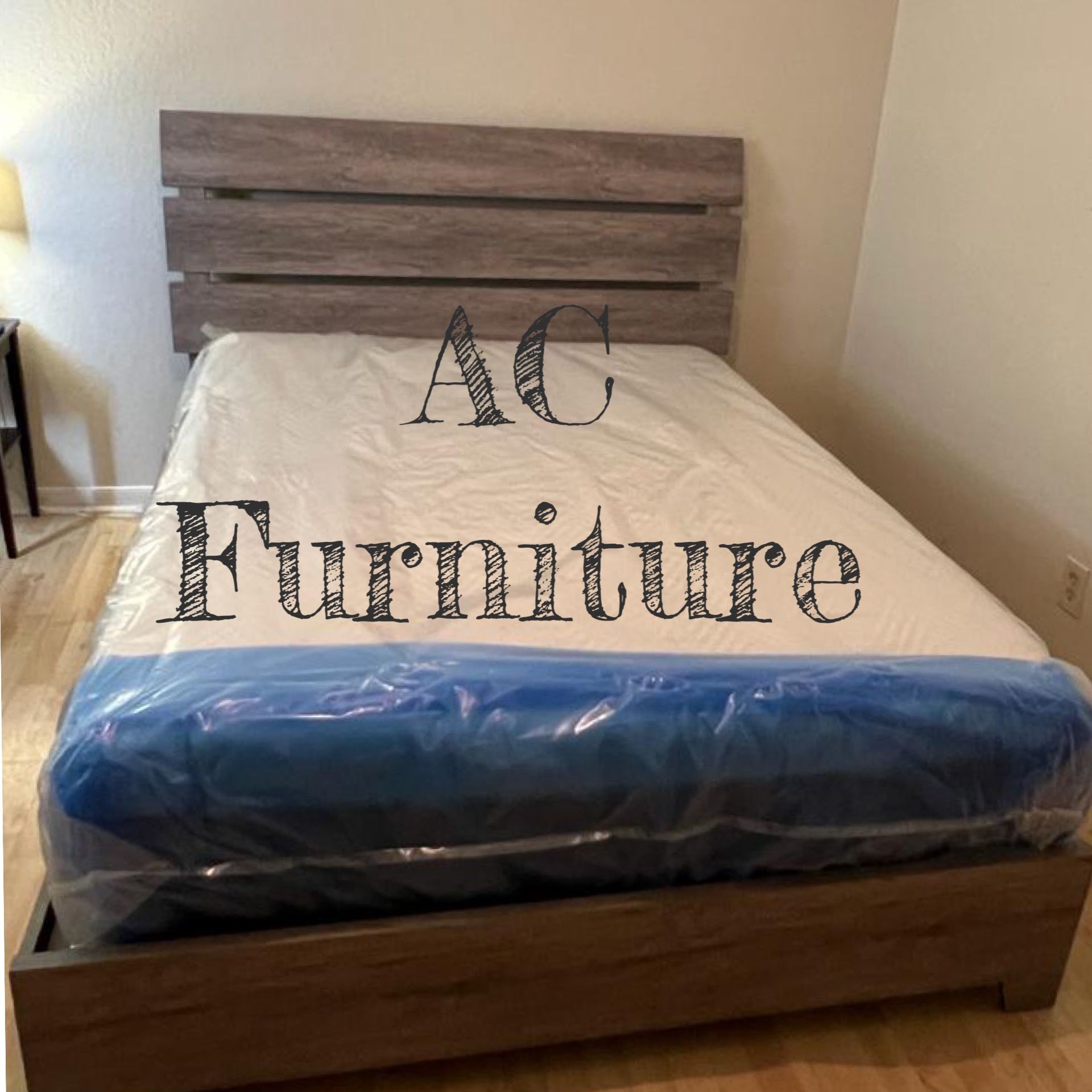 Queen Bed With Mattress